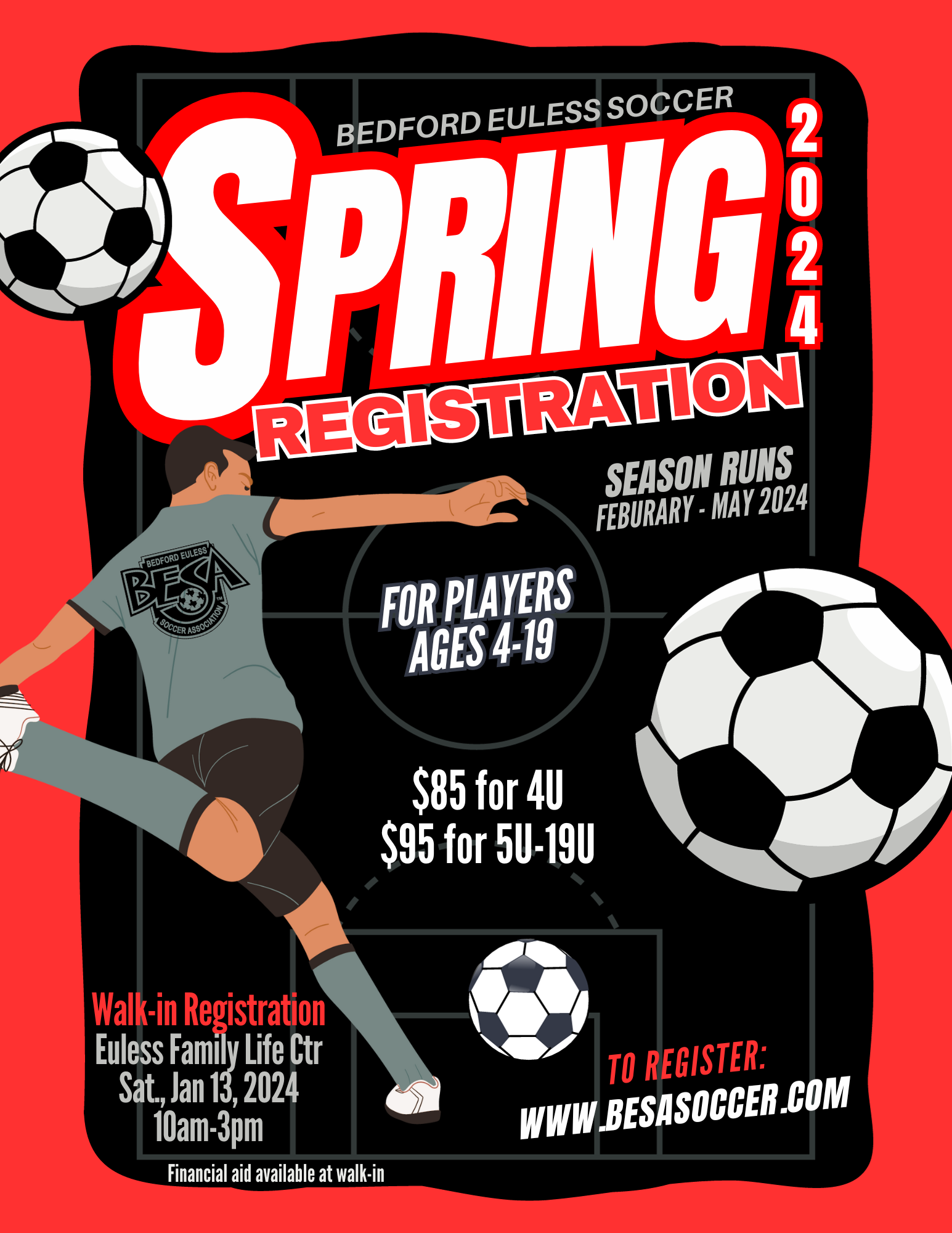 Registration Bedford Euless Soccer Association
